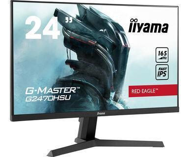 „IIYAMA G-Master GB2466HSU-B1“ 24 colių VA LED FHD lenktas monitorius, 16:9, 165 Hz, 250 cd/m², 1 ms, 2xHDMI, DP, 2x2W, garsas
