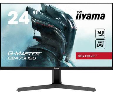 „IIYAMA G-Master GB2466HSU-B1“ 24 colių VA LED FHD lenktas monitorius, 16:9, 165 Hz, 250 cd/m², 1 ms, 2xHDMI, DP, 2x2W, garsas