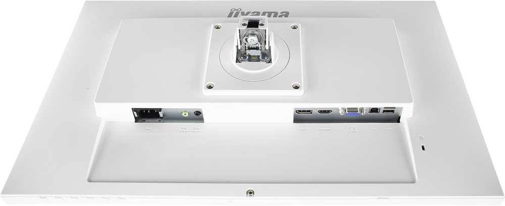 Monitorius Iiyama ProLite PROLITE XUB2492HSU-W5 - 1920 x 1080 FHD - 16:9 - 1000:1 - 250 cd/m² - 4 ms - 1 x DisplayPort (digital), 1 x HDMI (digital), 1 x VGA (analogue) - Baltas