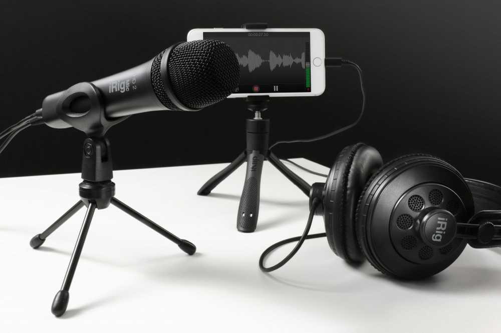 IK Multimedia iRig Mic HD2 USB mikrofonas, juodas