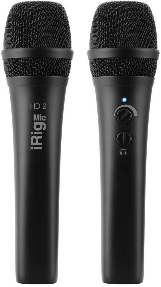 IK Multimedia iRig Mic HD2 USB mikrofonas, juodas