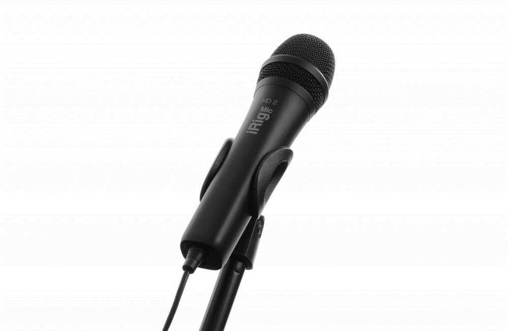 IK Multimedia iRig Mic HD2 USB mikrofonas, juodas