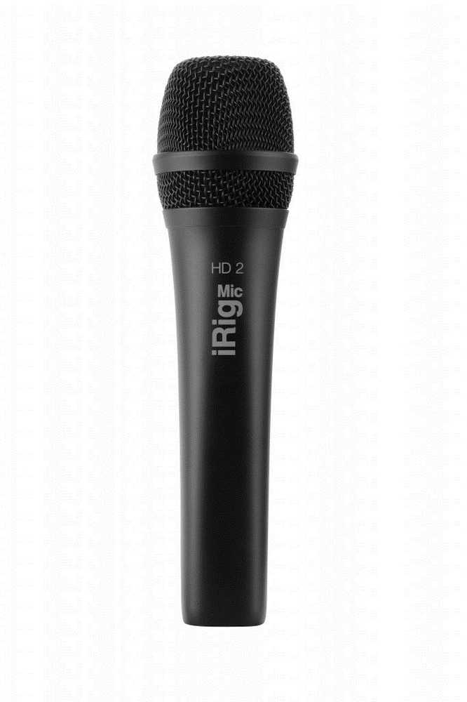 IK Multimedia iRig Mic HD2 USB mikrofonas, juodas