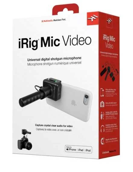 Ik Multimedia I Multimedia IK iRig Mic Video - Mikrofono šautuvas