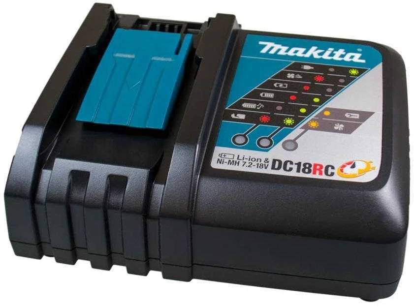Makita 195584-2 Kroviklis DC18RC 14,4-18 V Li-ion RAPID krovimo laikas 15/22min, CARTON