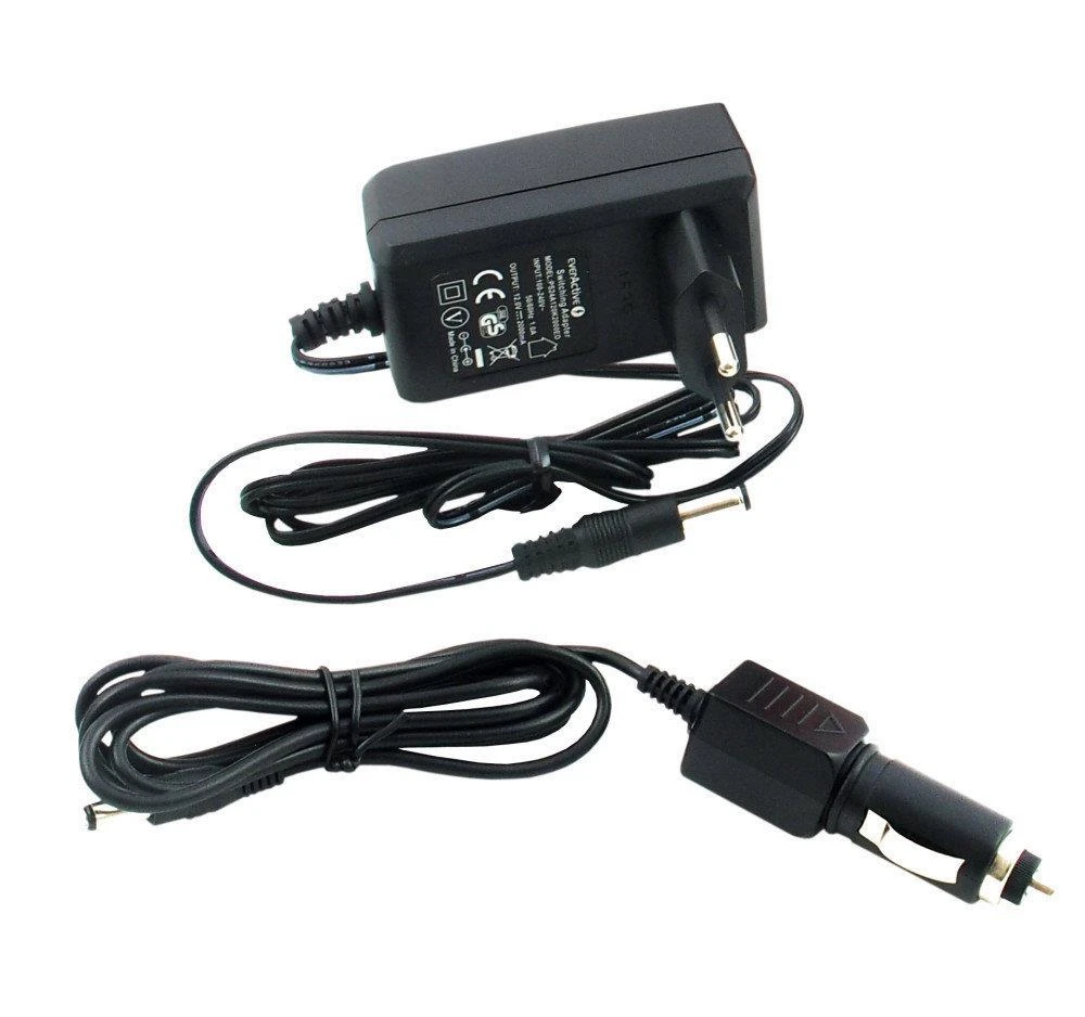 EverActive maitinimo adapteris su automobiliniu lizdu