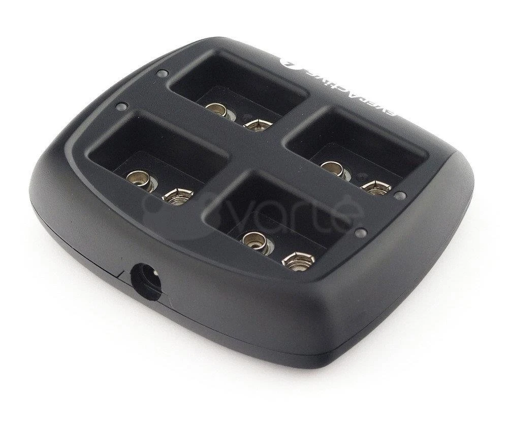 everActive automatinis 4 x 9V įkraunamų baterijų įkroviklis
