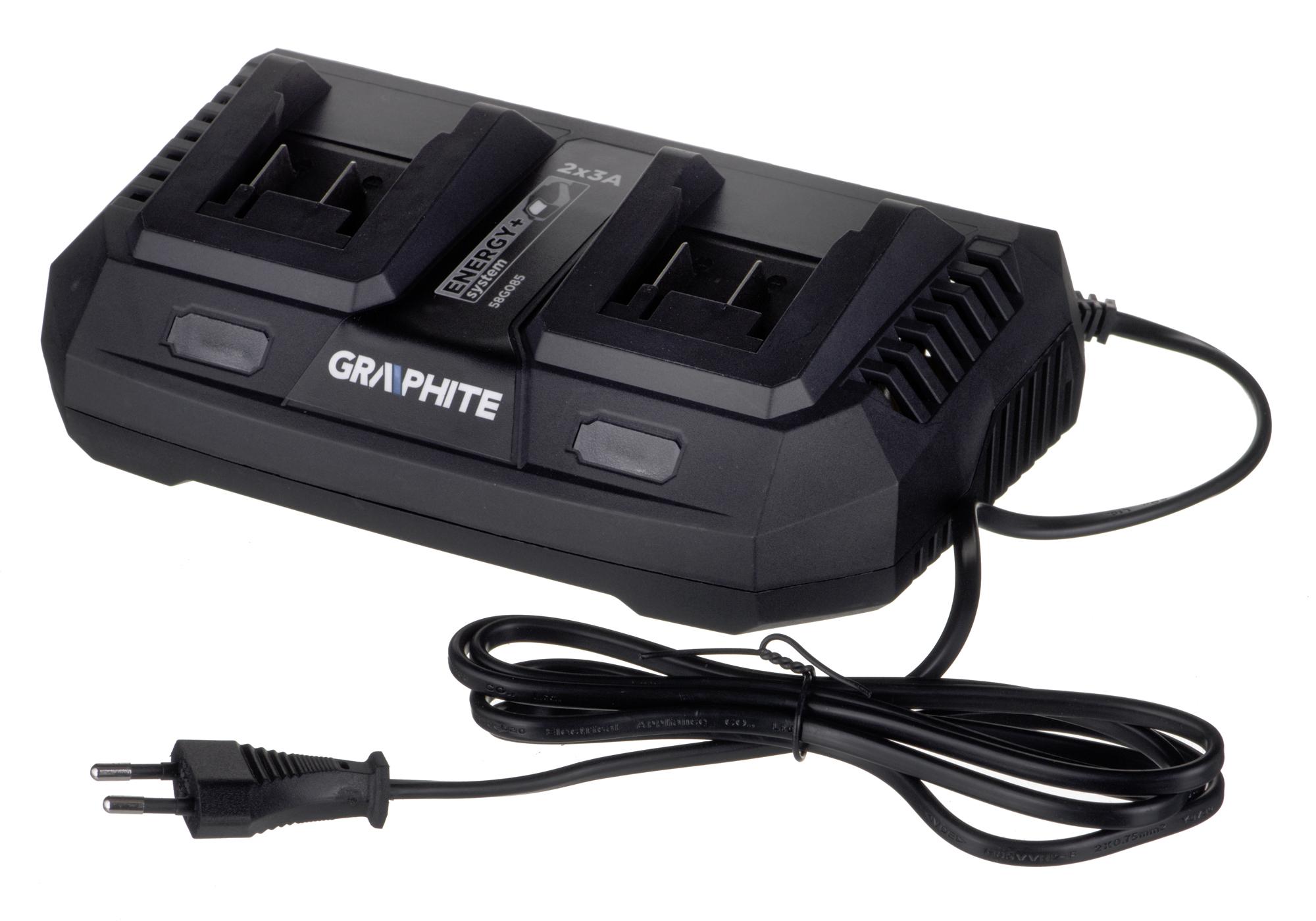 Graphite Dvigubas energijos + akumuliatorių įkroviklis