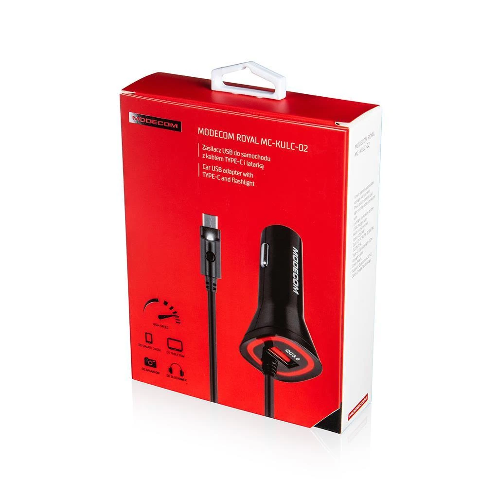 Įkroviklis Modecom Kulc Royal vientisas 1x USB-A 3 A (ZT-MC-KULC-02)