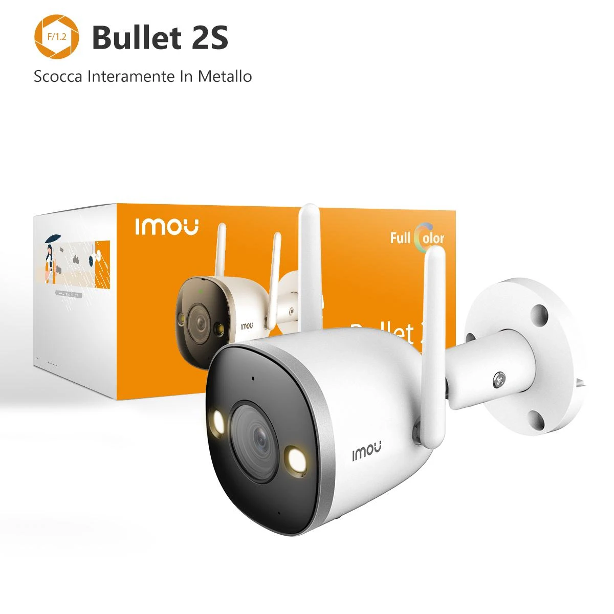 IMOU Bullet 2S WiFi apsaugos kamera lauke