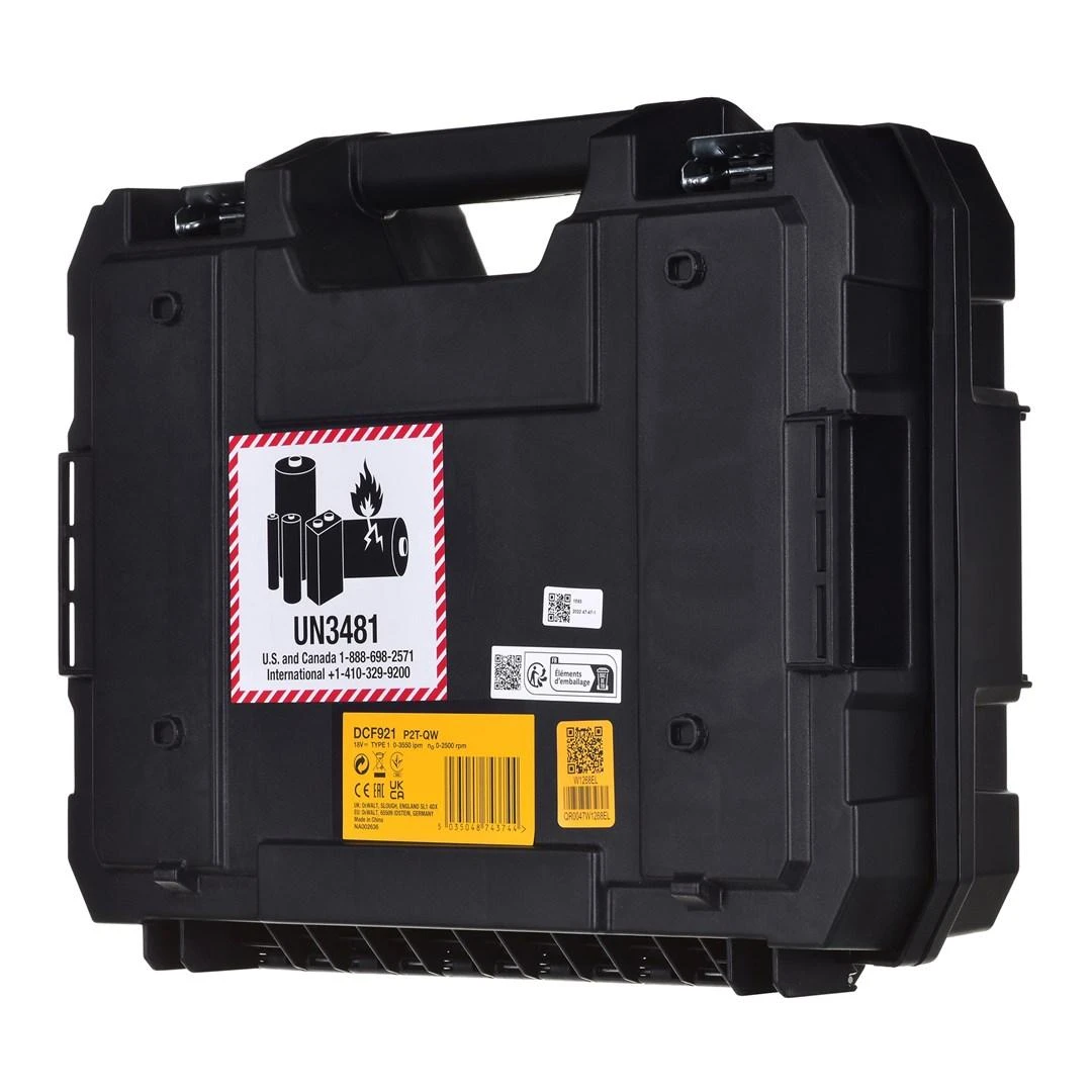 Smūginis veržliasukis DeWalt DCF921P2T-QW; 18 V; 2x5,0 Ah akum.