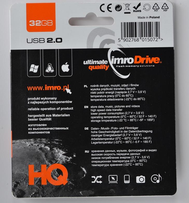 IMRO laikiklis AXIS 32GB USB2.0