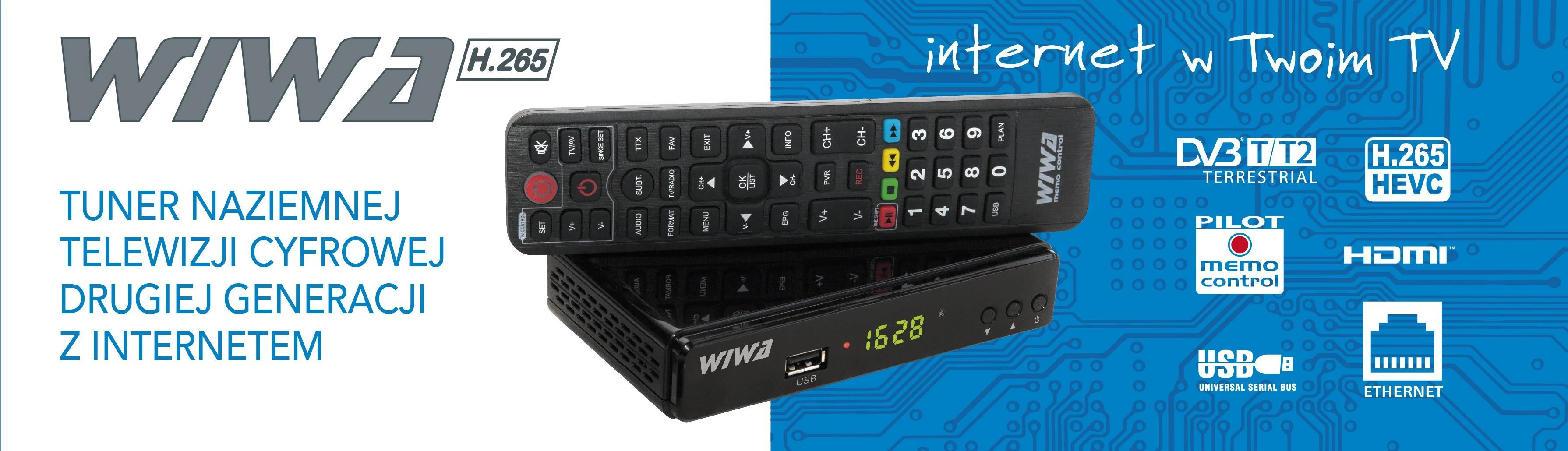 TV Priedėlis - Wiwa Tuneris DVB-T/T2 H.265