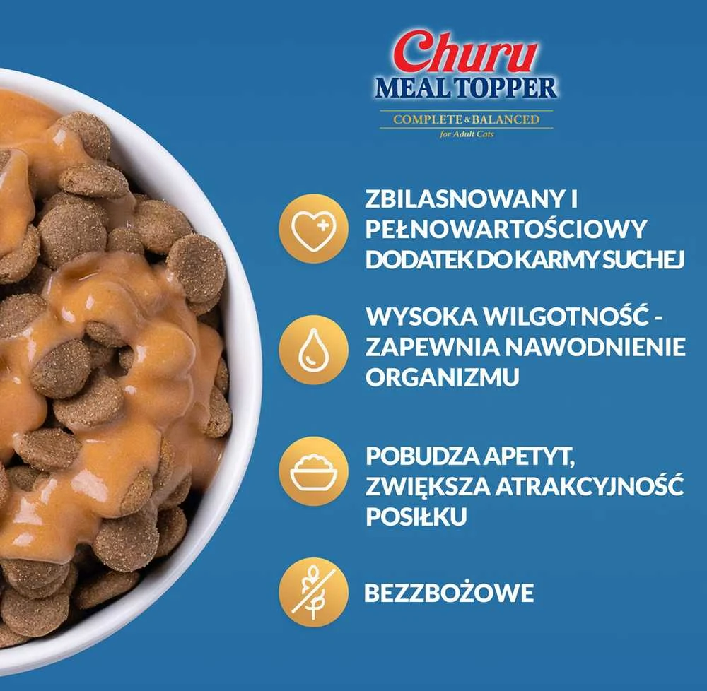 Kačių Skanėstai - Inaba Churu Maisto Priedas Su Tunu Ir Lašiša 4 x 14g