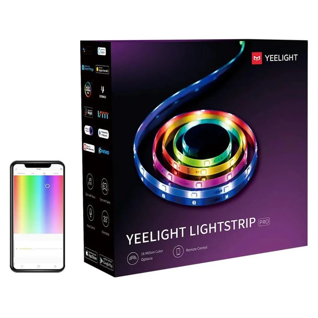 Yeelight | LED šviesos juostelė Pro 2 m | 1,2 W | WLAN, „Bluetooth“