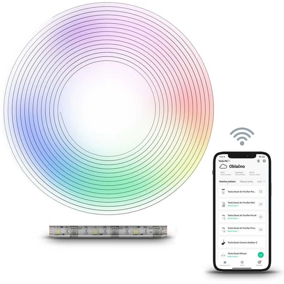 Tesla TechToy Smart Strip LED juostelė, 3m prailginimas