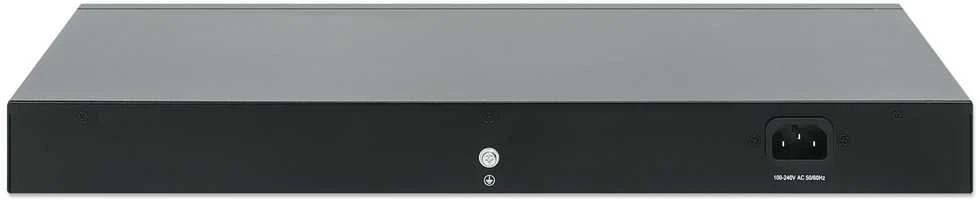 Šakotuvas Intellinet 561891 jungiklis 24x RJ45 Gigabit POE+ 370W, 2x SFP Gigabit, rankinis VLAN