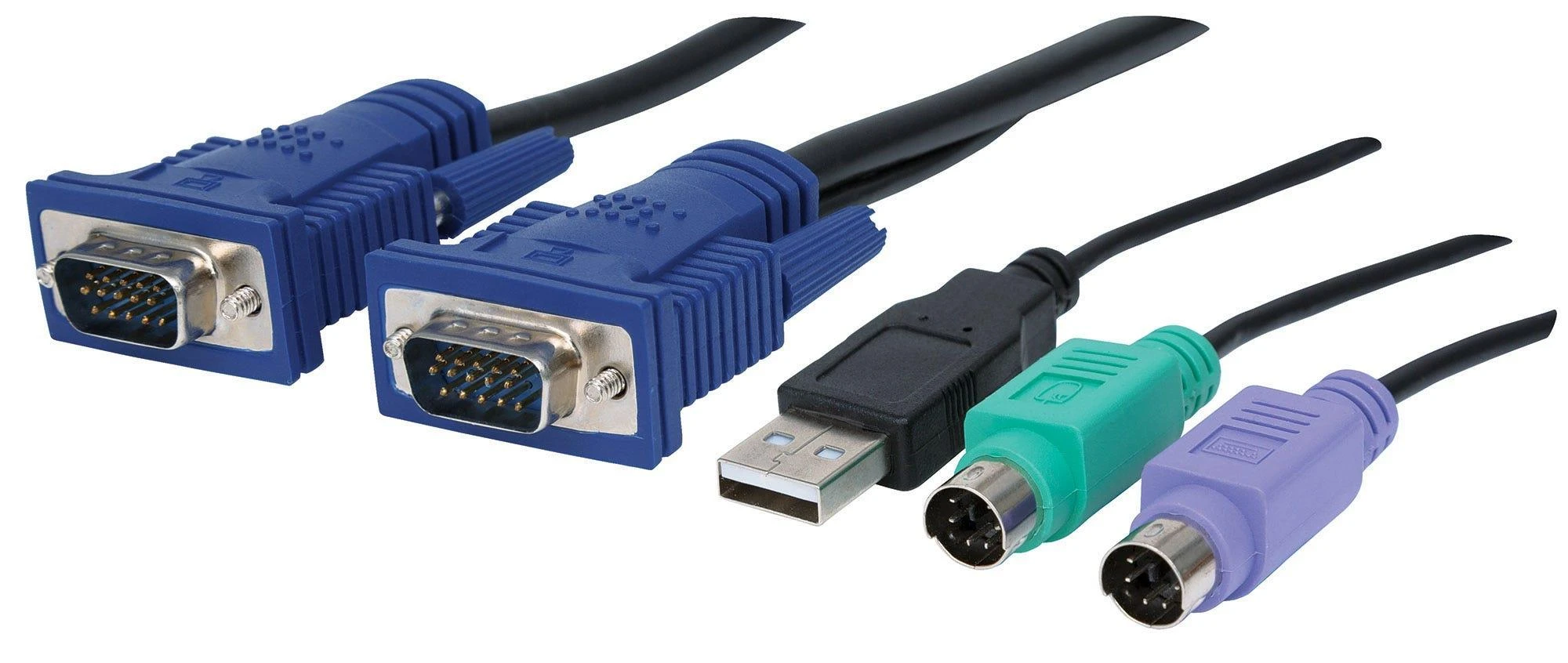 Intellinet 506441 KVM jungiklis Stovo montavimas Juoda
