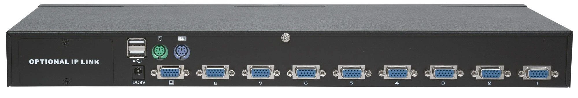 Intellinet 506441 KVM jungiklio galinė panelė su 8 VGA prievadais