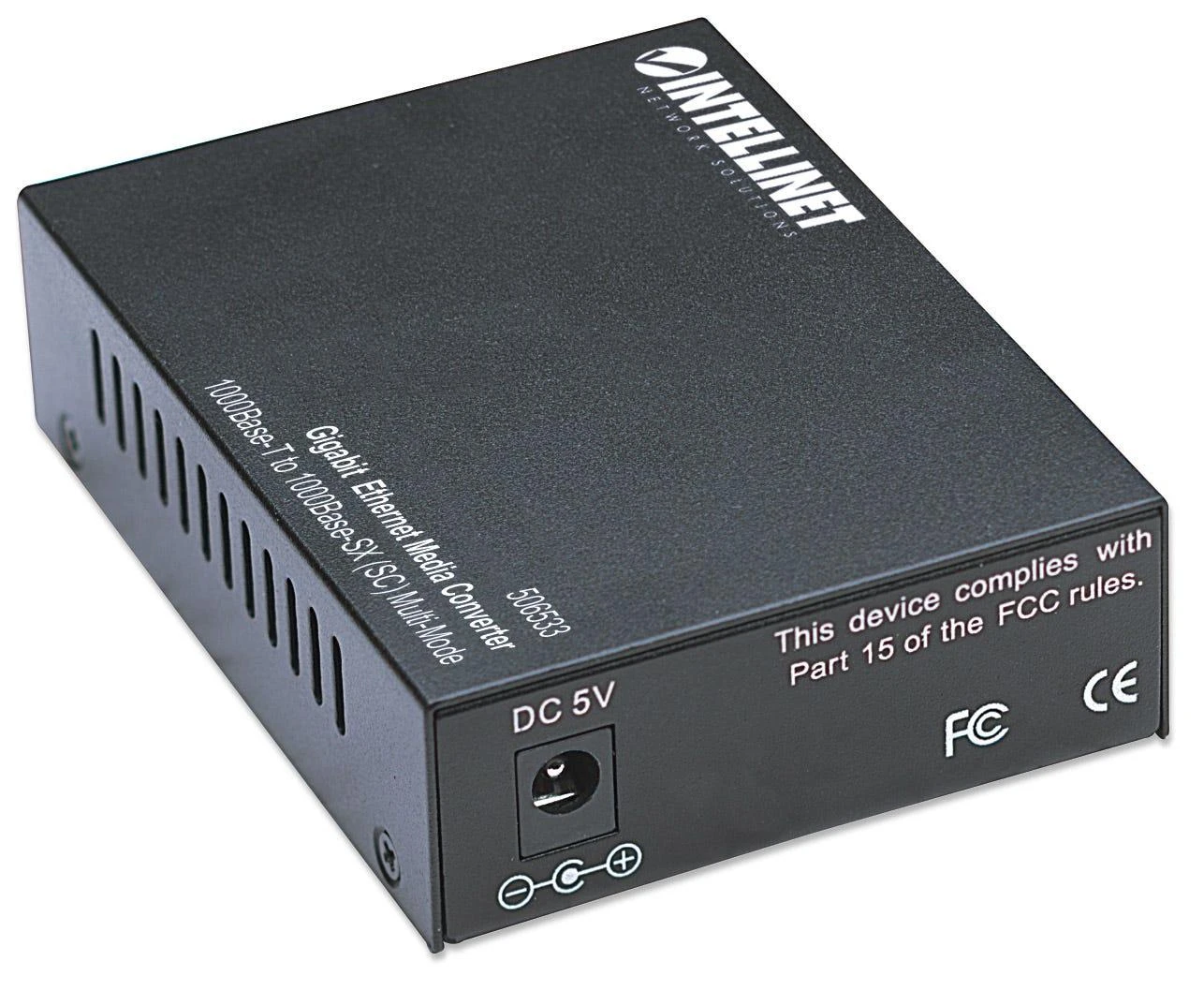 Šakotuvas Intracom INTELLINET Gigabit Media Converter 1000Base-T į 1000Base-SX SC Multi-Mode 220 m 720 ft.