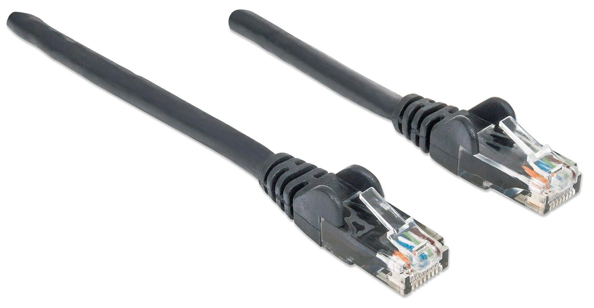 Intracom INTELLINET tinklo kabelis Cat6 UTP RJ45 vyriškas / RJ45 vyriškas 2,0 m 7 pėd. Juodas