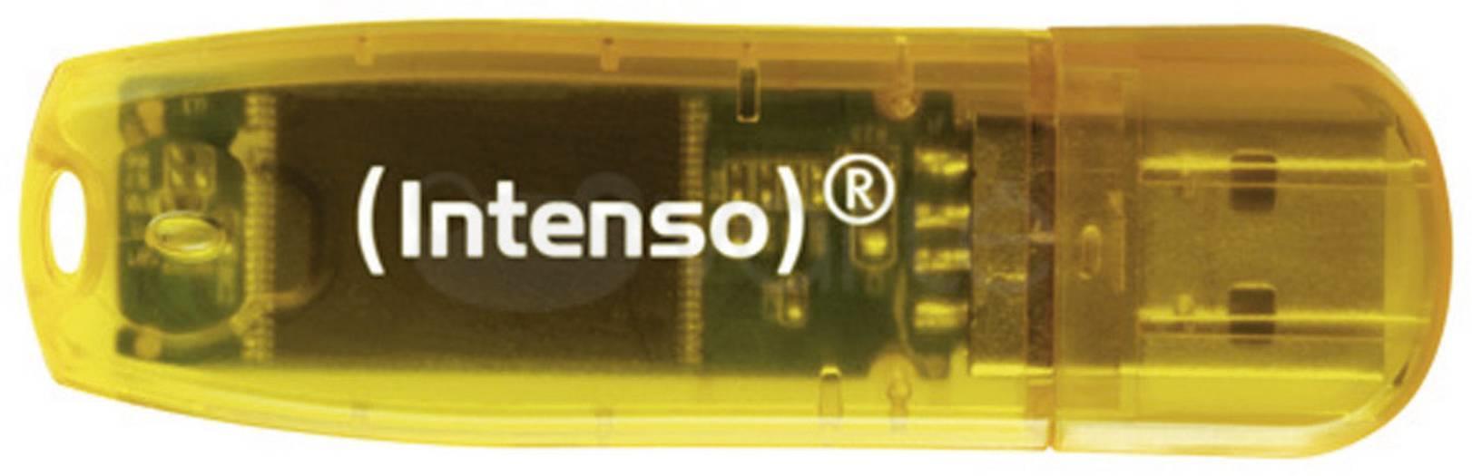 INTENSO 3502490 Intenso USB atmintinė RAINBOW LINE Oranžinė 64GB