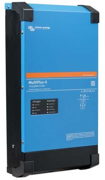 Inverteris Victron Energy - įkroviklis MultiPlus-II 12Vdc/230Vac 3000VA UPS funkcija įkrovimo srovė 120A