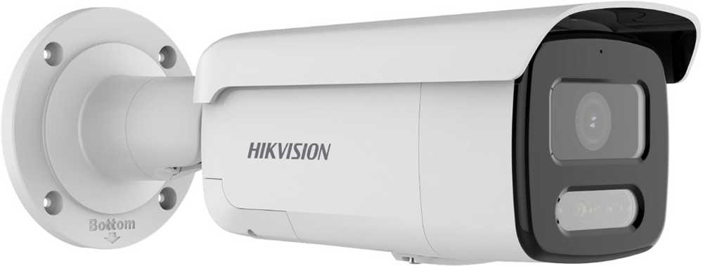 „Hikvision“ kulkos formos DS-2CD2T47G2-LSU/SL F2.8 (balta, 4 MP, 60 m. LED, „ColorVu“)