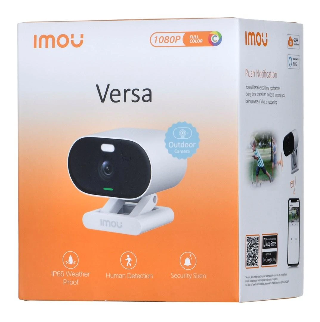 Imou Dahua IP kamera IPC-C22FP-C 2MP 25fps, IP65, pašvietimas iki 20m, SD iki 256GB, 2.8mm 97°, WiFi