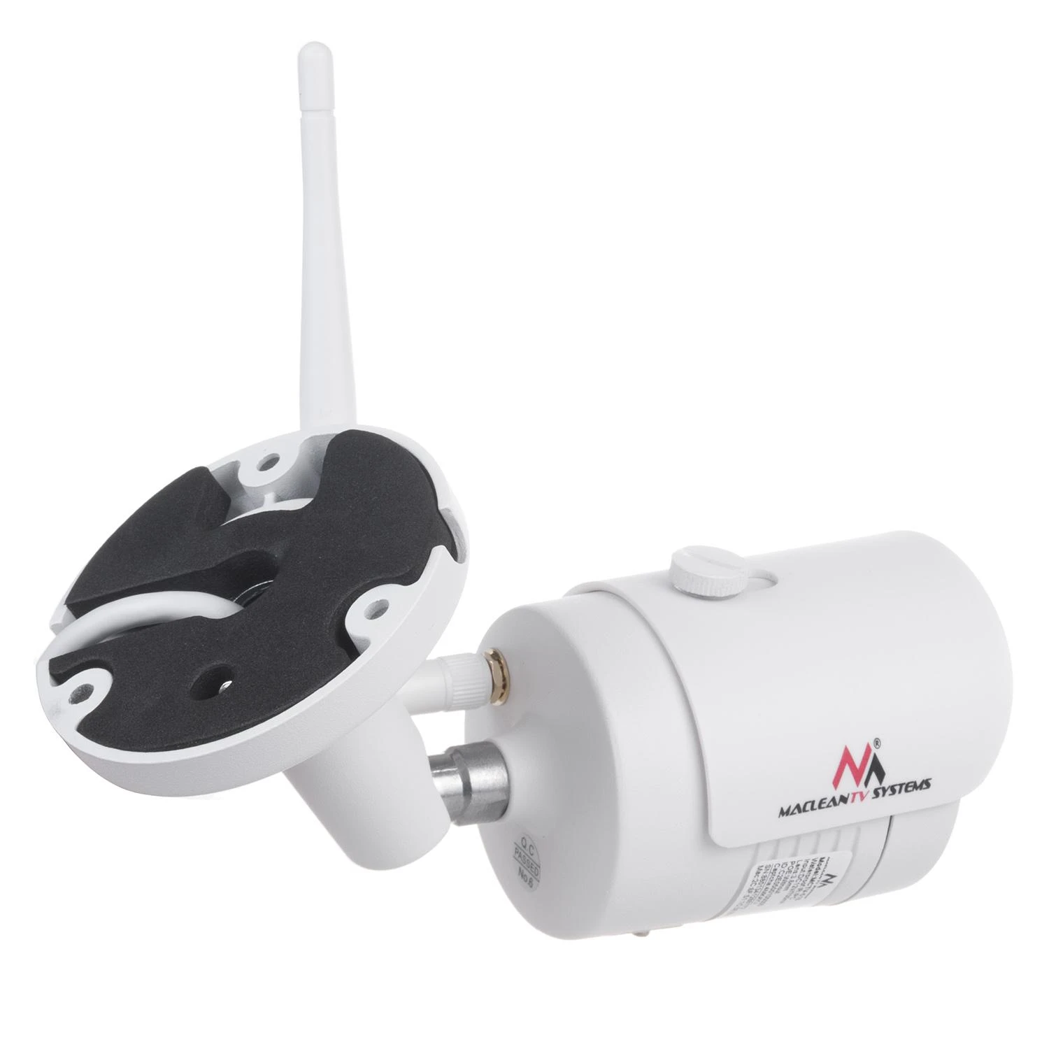 Maclean IPC WiFi apsaugos kamera IP67 naktinio stebėjimo CMOS jutiklio programėlė LED ONVIF (Ekspozicinė prekė)