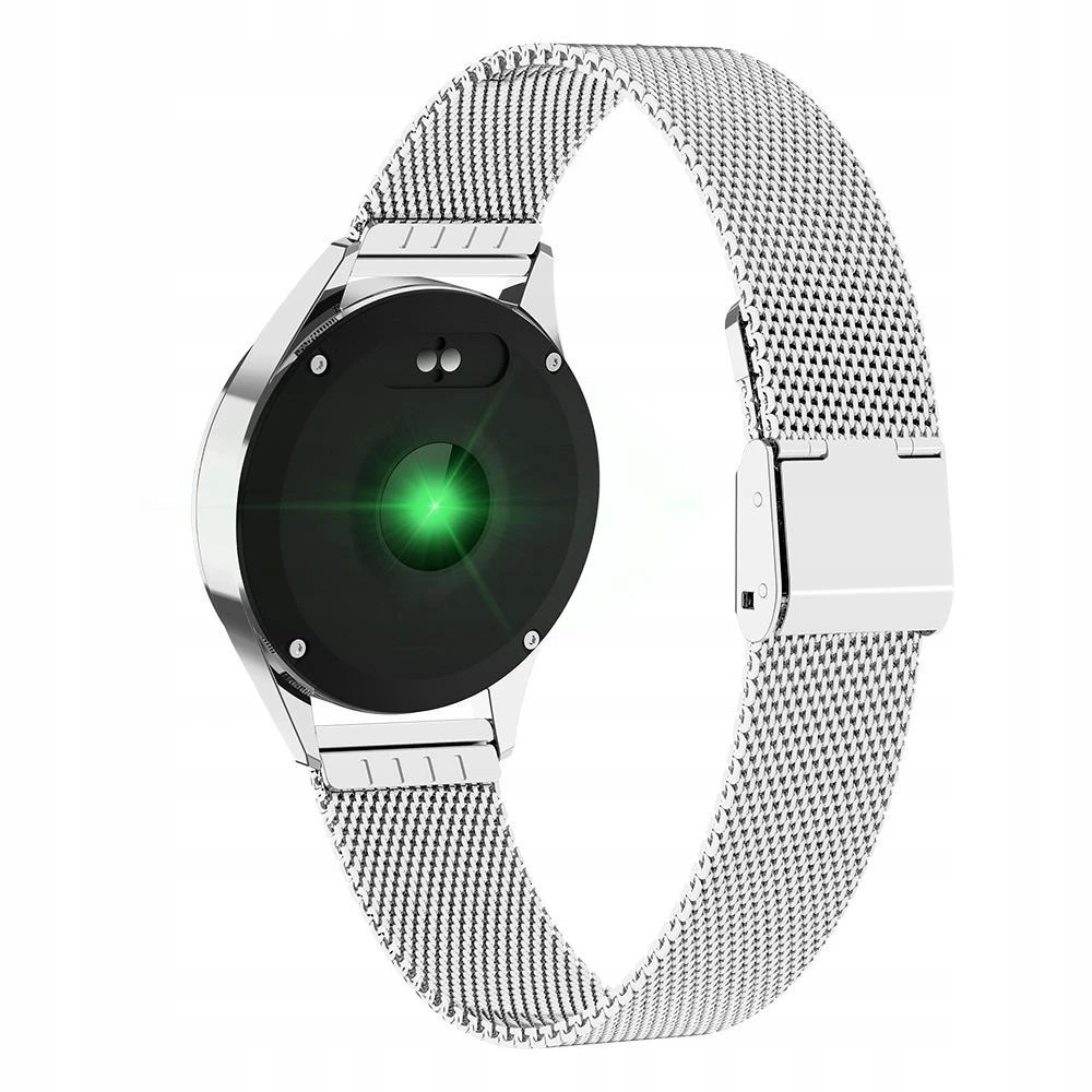 Išmanusis laikrodis Oro Smart Crystal, Sidabrinės spalvos su blizgiu apvadu