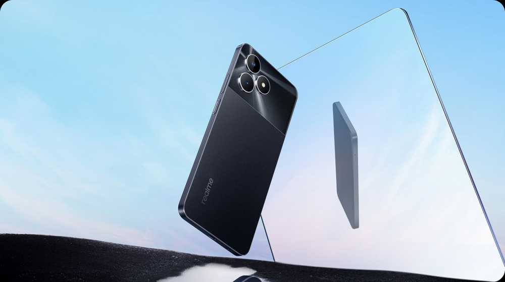 REALME NOTE 50 RMX3834(EU) 64GB 3GB MIDNIGHT Juodas, modelis