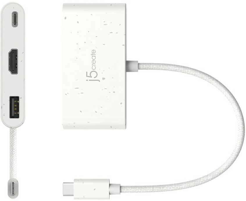 j5create JCA379EW-N USB-C adapteris su taškuotu korpusu