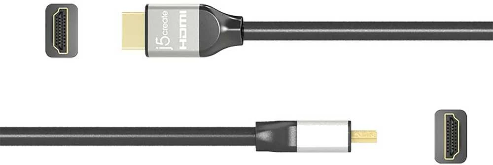 J5 Create JDC52 HDMI laidas su metalinėmis jungtimis