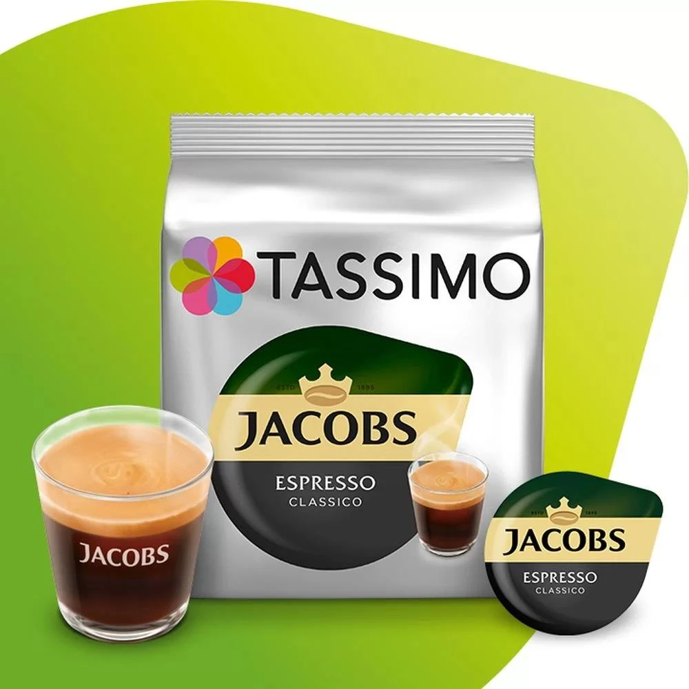 Tassimo kapsulės 16 vnt Jacobs Espresso Classico 118,4g