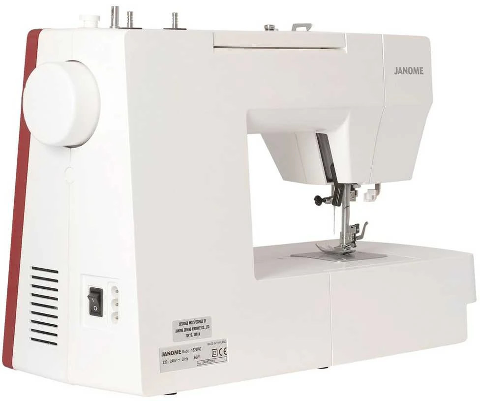 Siuvimo mašina JANOME 1522 RD, raudona