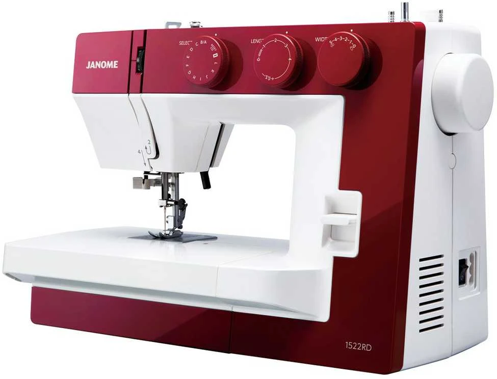 Siuvimo mašina JANOME 1522 RD, raudona