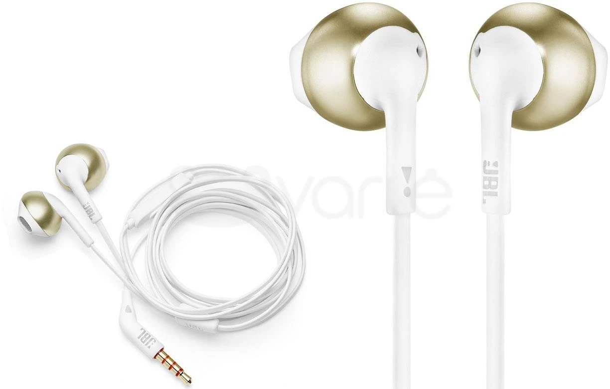 JBL T205 laidinės ausinės, Šampaninės spalvos
