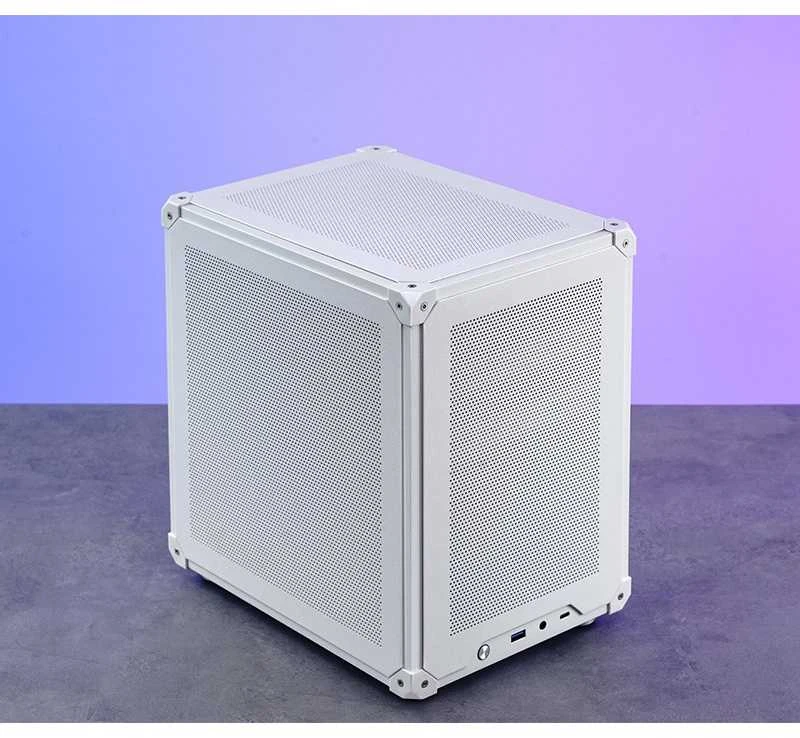 Jonsbo C6 Micro-ATX kompiuterio korpusas – baltos spalvos