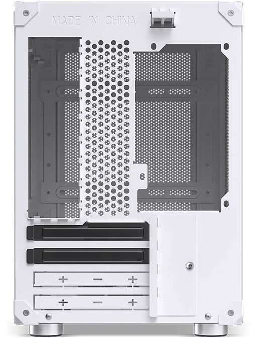 Jonsbo C6 Micro-ATX kompiuterio korpusas – baltos spalvos