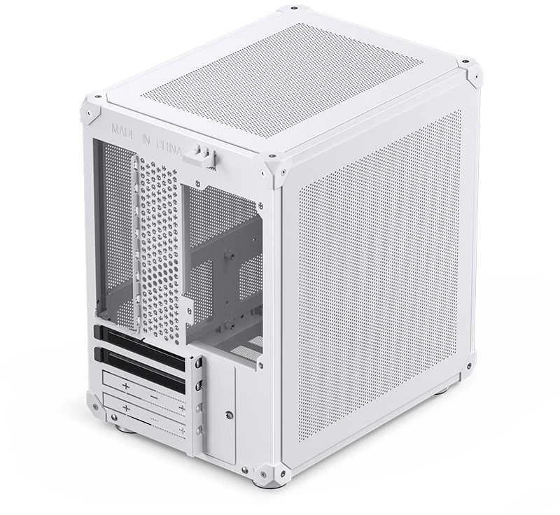 Jonsbo C6 Micro-ATX kompiuterio korpusas – baltos spalvos