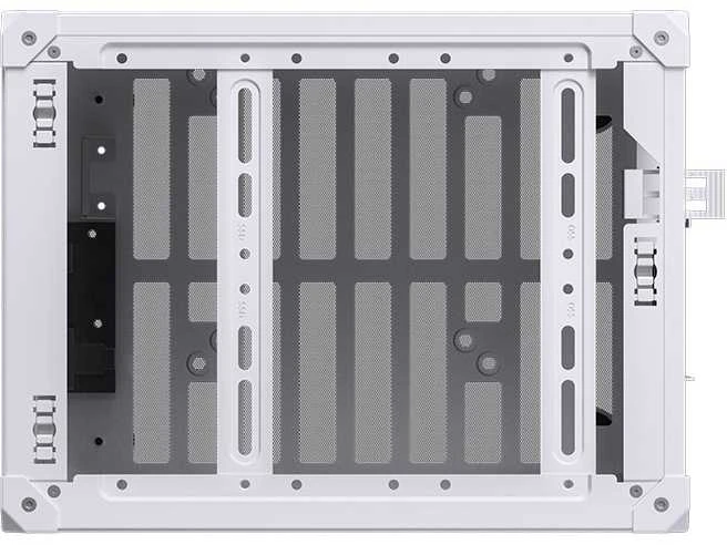 Jonsbo C6 Micro-ATX kompiuterio korpusas – baltos spalvos