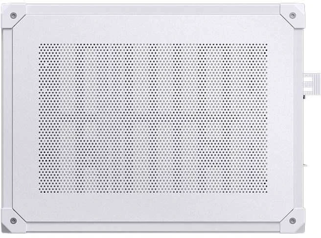 Jonsbo C6 Micro-ATX kompiuterio korpusas – baltos spalvos