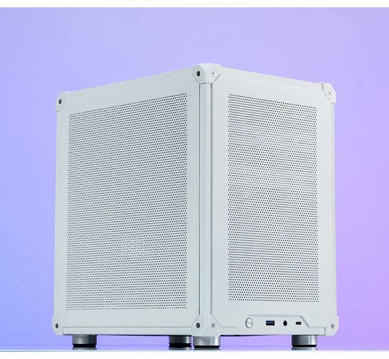 Jonsbo C6 Micro-ATX kompiuterio korpusas – baltos spalvos