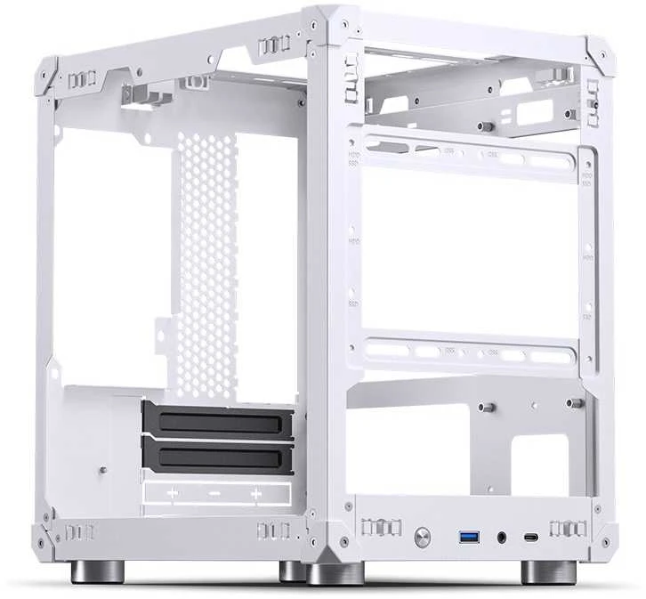 Jonsbo C6 Micro-ATX kompiuterio korpusas – baltos spalvos
