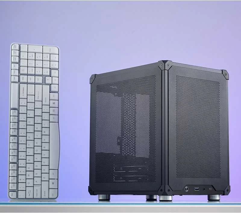 Jonsbo C6 Micro-ATX kompiuterio korpusas – juodos spalvos