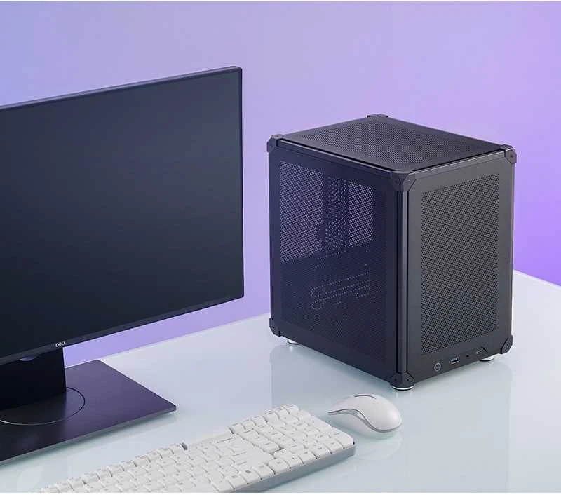 Jonsbo C6 Micro-ATX kompiuterio korpusas – juodos spalvos