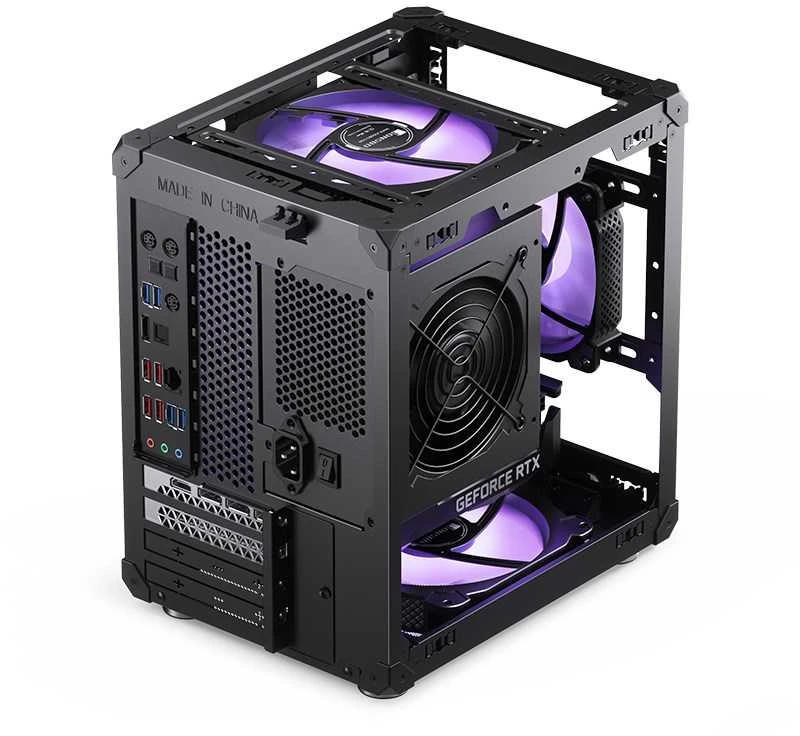 Jonsbo C6 Micro-ATX kompiuterio korpusas – juodos spalvos
