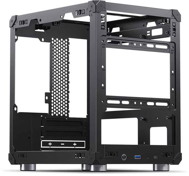 Jonsbo C6 Micro-ATX kompiuterio korpusas – juodos spalvos