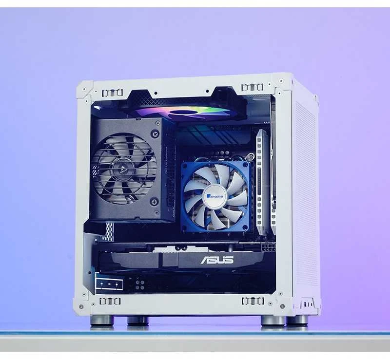 Jonsbo C6 Micro-ATX kompiuterio korpusas – juodos spalvos